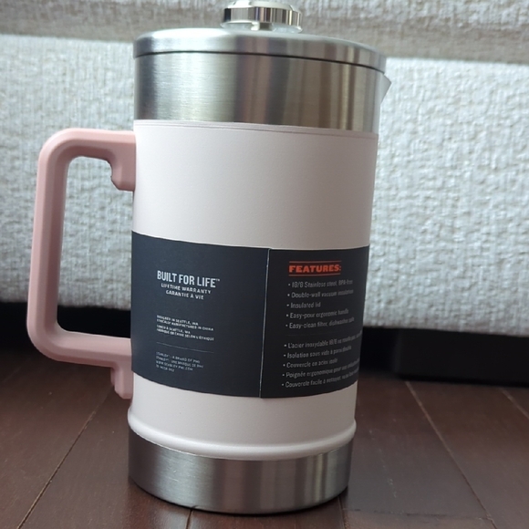 Stanley Classic Stay Hot French Press Rose Quartz - Picture 3 of 9